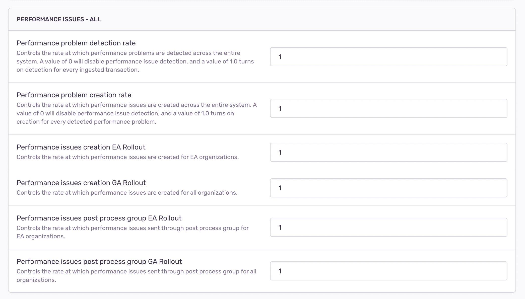 Project options settings screenshot